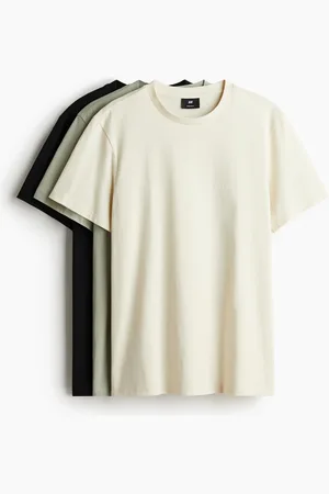 H&M 3er-Pack T-Shirts in Regular Fit