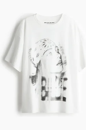 H&M Oversized T-Shirt mit Print