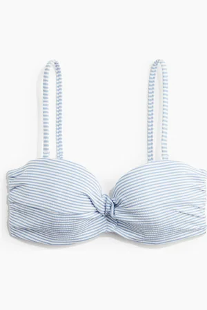 H&M Wattiertes Balconette-Bikinitop