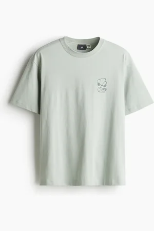 H&M Bedrucktes T-Shirt in Loose Fit