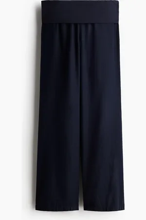 H&M Hose aus Leinenmix mit Umschlagbund