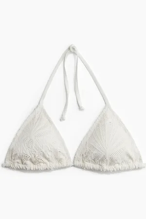 H&M Wattiertes Triangel-Bikinitop