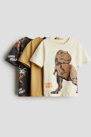 H&M 3er-Pack T-Shirts mit Print