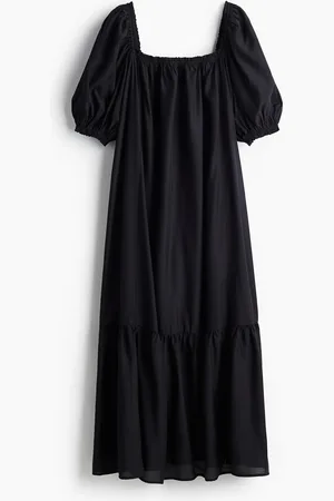 H&M Maxikleid mit Karree-Ausschnitt