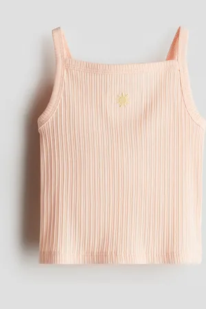 H&M Trägertop mit Stickerei