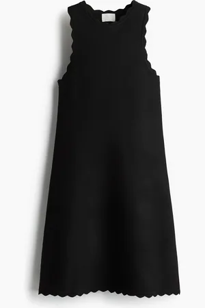 H&M Minikleid mit Wellenkanten