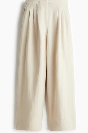 H&M Weite Hose aus Leinenmix