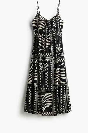 H&M Gecrinkeltes Jerseykleid
