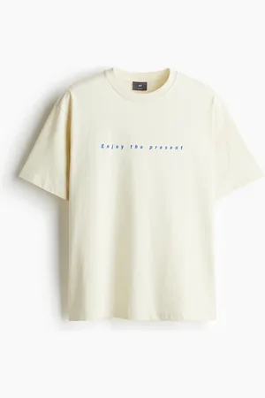 H&M Bedrucktes T-Shirt in Loose Fit