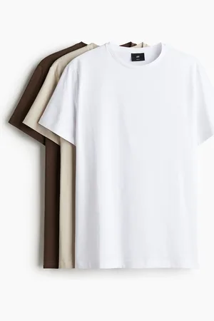 H&M 3er-Pack T-Shirts in Slim Fit