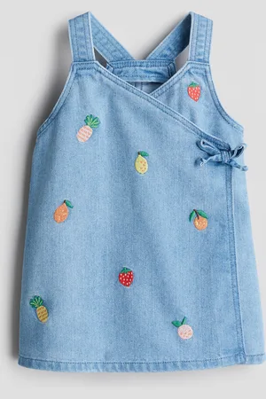 H&M Denimkleid im Wickelschnitt