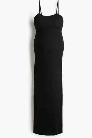 H&M MAMA Trägerkleid in Rippstrick