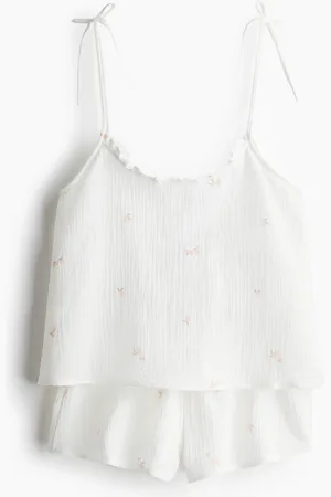 H&M Pyjama aus Baumwollmusselin