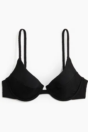 H&M Wattiertes Bikinitop