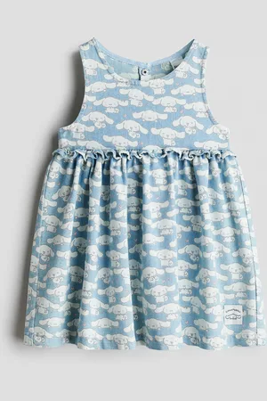 H&M Bedrucktes Denimkleid