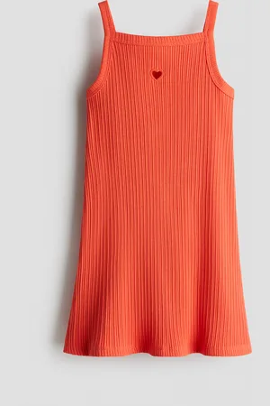H&M Geripptes Trägerkleid