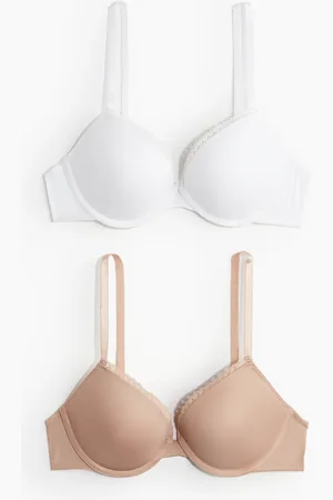 H&M 2er-Pack Push-up-BHs aus Mikrofaser
