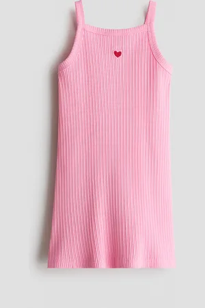 H&M Geripptes Trägerkleid