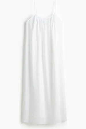 H&M Trägerkleid aus Leinenmix