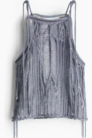 H&M Stricktop mit Bindebändern