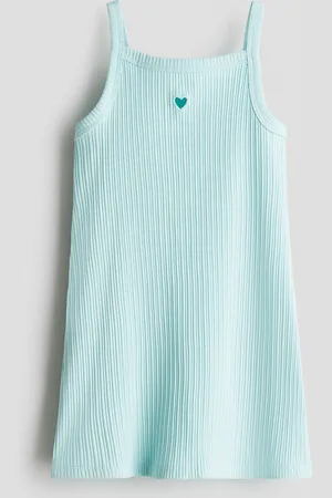 H&M Geripptes Trägerkleid