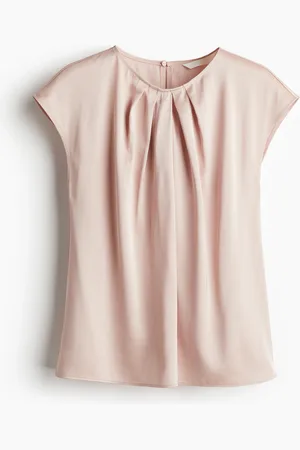 H&M Bluse mit Zierfalten