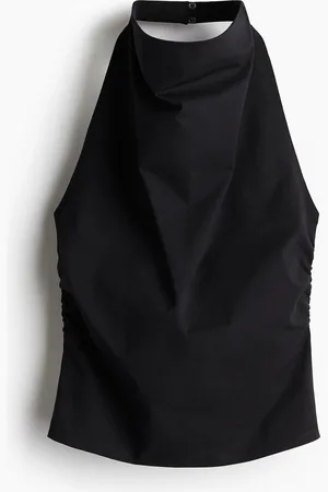 H&M Drapiertes Neckholder-Top