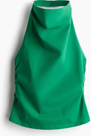 H&M Drapiertes Neckholder-Top