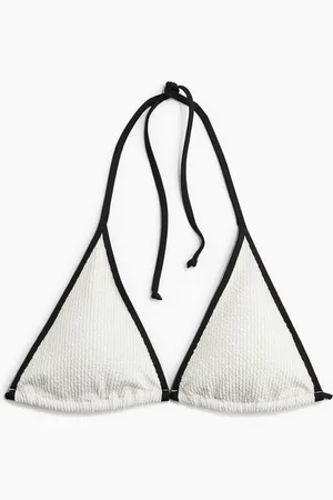 H&M Wattiertes Triangel-Bikinitop