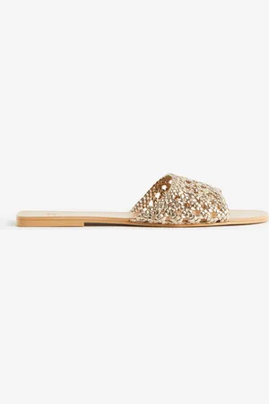 H&M Pantoletten mit Flechtdetail