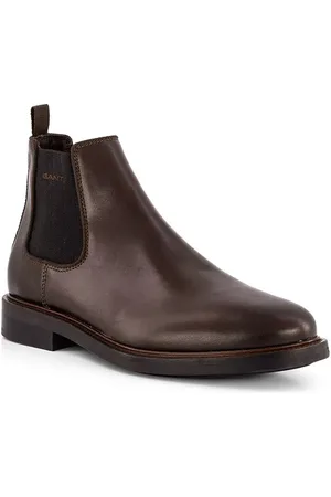 GANT Chelsea Boots St. Fairkon, Leder, dunkelbraun