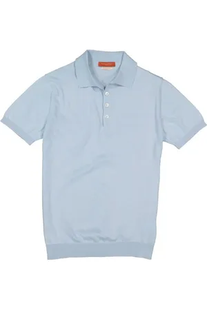 Daniele Fiesoli Polo-Shirt, Strick, hellblau