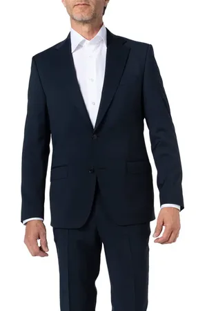 Digel Sakko, Modern Fit, Schurwolle, dunkelblau