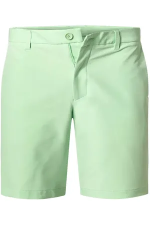 HUGO BOSS Shorts, Slim Fit, Mikrofaser wasserabweisend, hellgrün