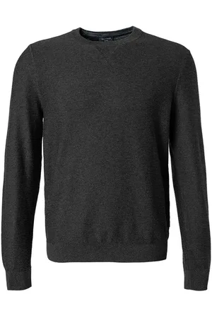 Olymp Pullover, Baumwolle, anthrazit