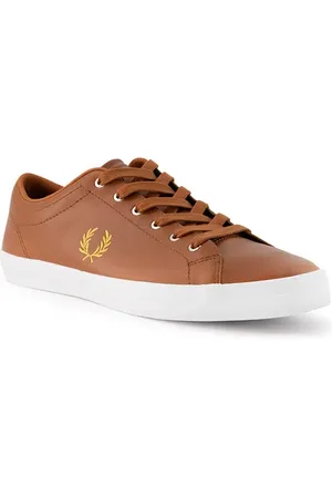 Fred Perry Sneaker, Leder, cognac