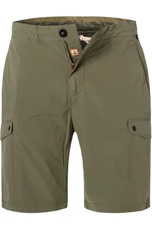 Napapijri Cargoshorts, Baumwolle, olivhellbeige