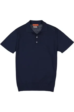 Daniele Fiesoli Polo-Shirt, Baumwoll-Strick, dunkelblau