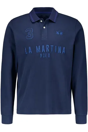 La Martina Pullover, Baumwolle, navy