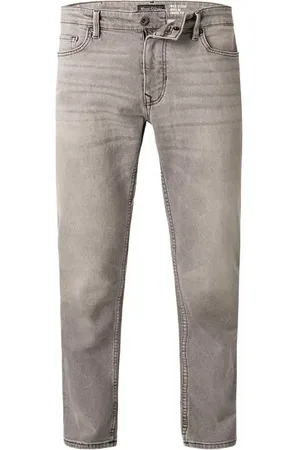 Marc O’ Polo Jeans, Shaped Fit, Baumwoll-Stretch, hellgrau
