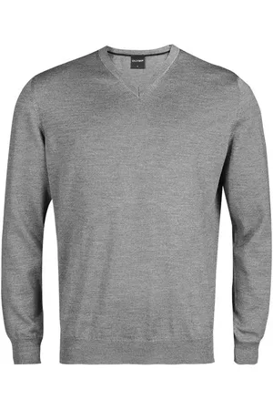 Olymp Pullover, Merinowolle extrafein, silbergrau