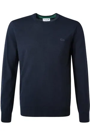 Lacoste Pullover, Regular Fit, Wolle waschbar, marine