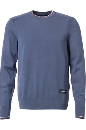 Tommy Hilfiger Pullover, Bio Baumwolle, dunkelblau