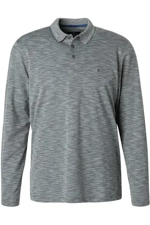 Ragman Polo-Shirt, Baumwoll-Piqué, meliert