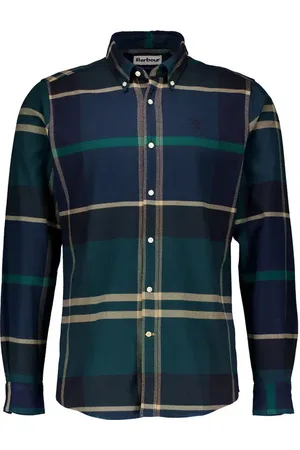 Barbour Hemd Iceloch, Tailored Fit, Flanell, kariert