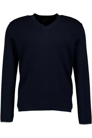 Marc O’ Polo Pullover, Bio Baumwolle, dunkelblau