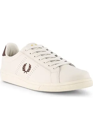 Fred Perry Sneaker, Leder, creme-braun