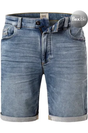 Camel Active Jeansshorts, Slim Fit, Baumwoll-Stretch, jeansblau