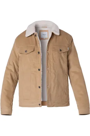 Pepe Jeans Cordjacke Thris, Baumwolle warmgefüttert