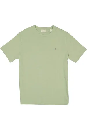 GANT T-Shirt, Baumwolle, hellgrün